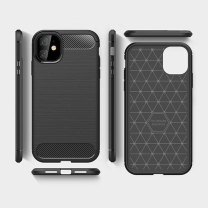 Θήκη για Apple iPhone 12 mini, Techsuit, Carbon, Μαύρο