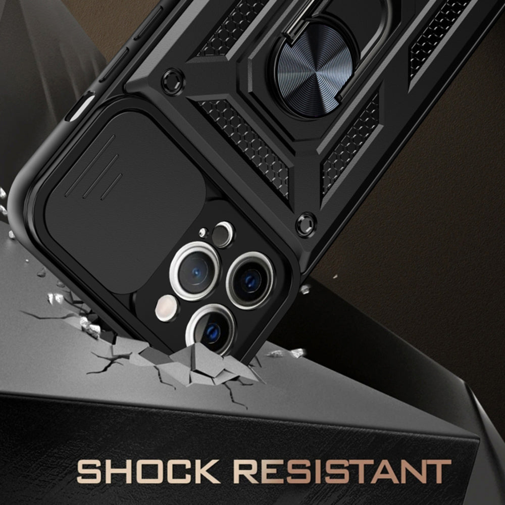 Θήκη για Apple iPhone 12 Pro Max, Techsuit, CamShield, Μαύρο