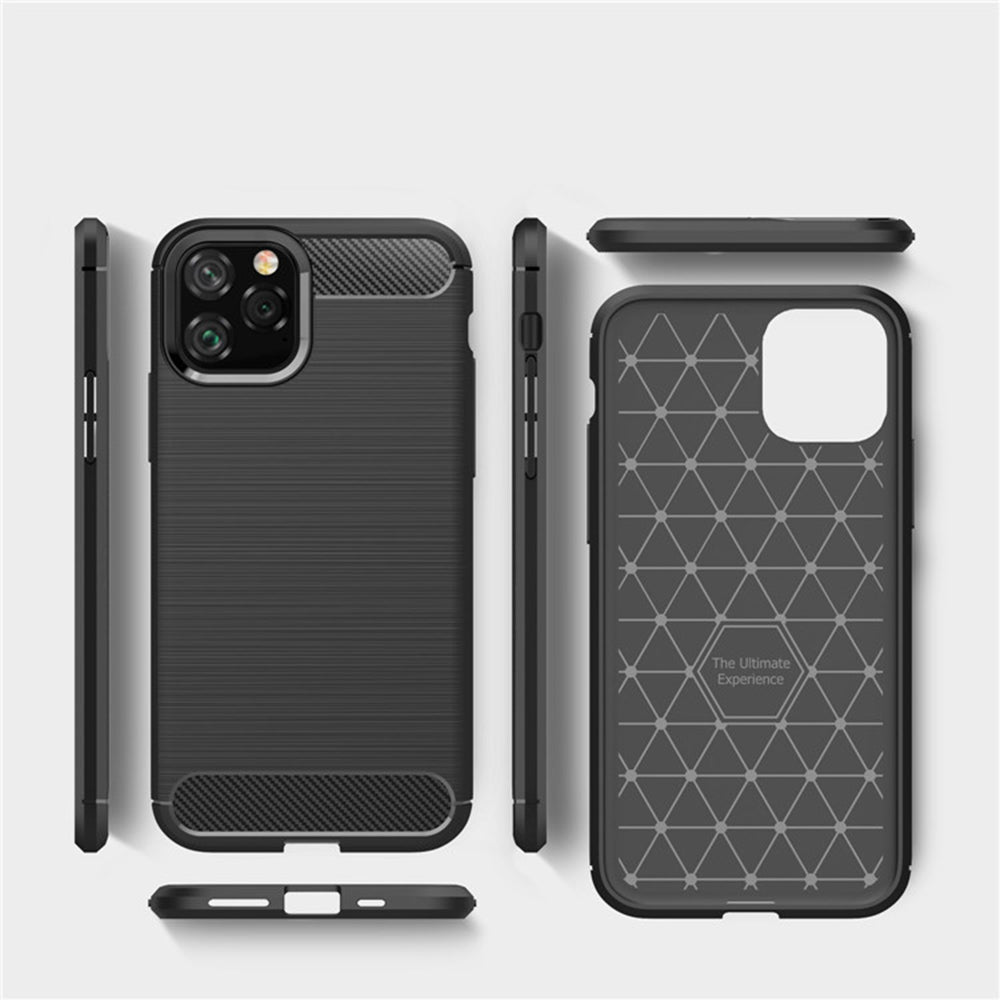 Θήκη για Apple iPhone 12 Pro Max, Techsuit, Άνθρακας, Μαύρο