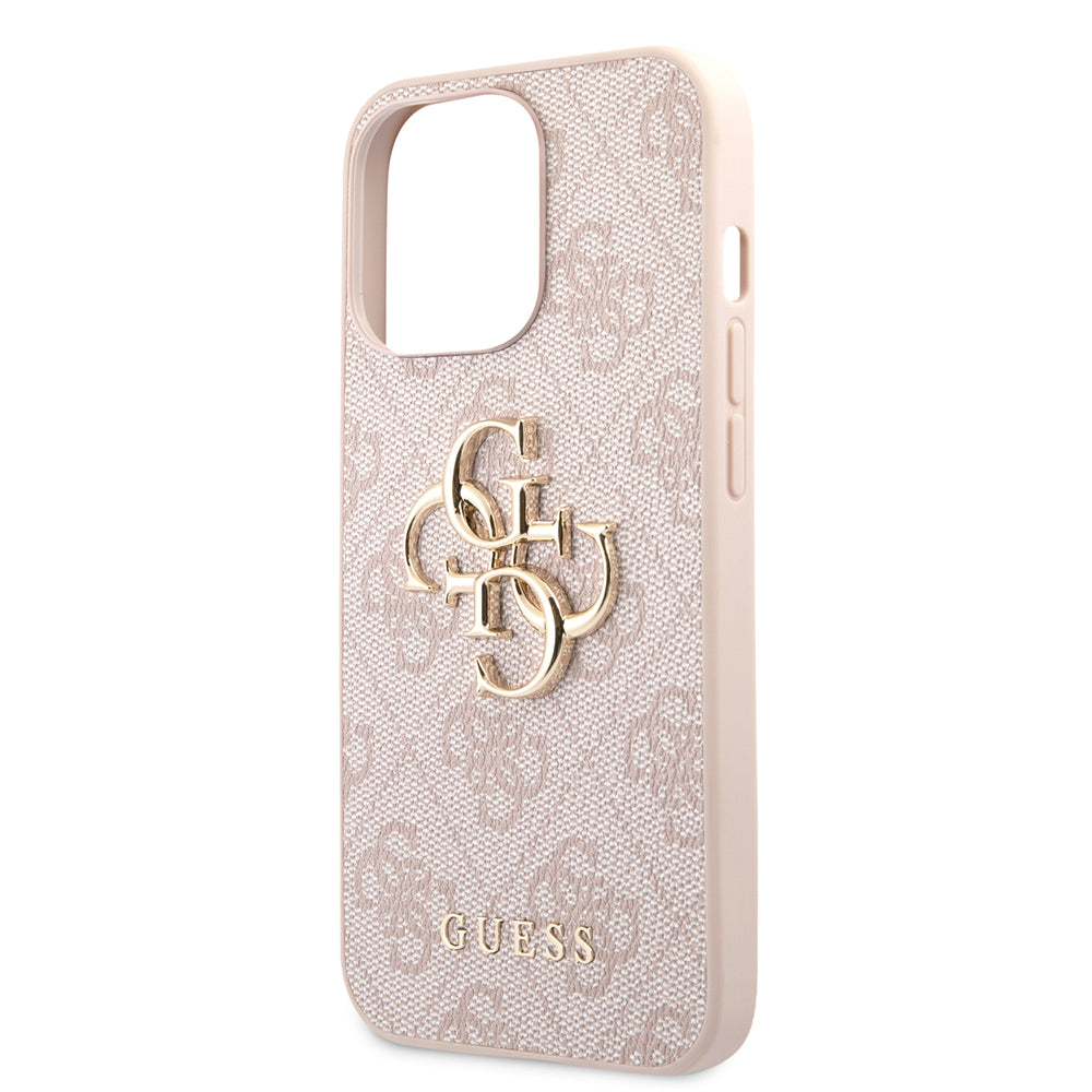 Θήκη για Apple iPhone 13 Pro, Guess, 4G Metal Logo, Ροζ