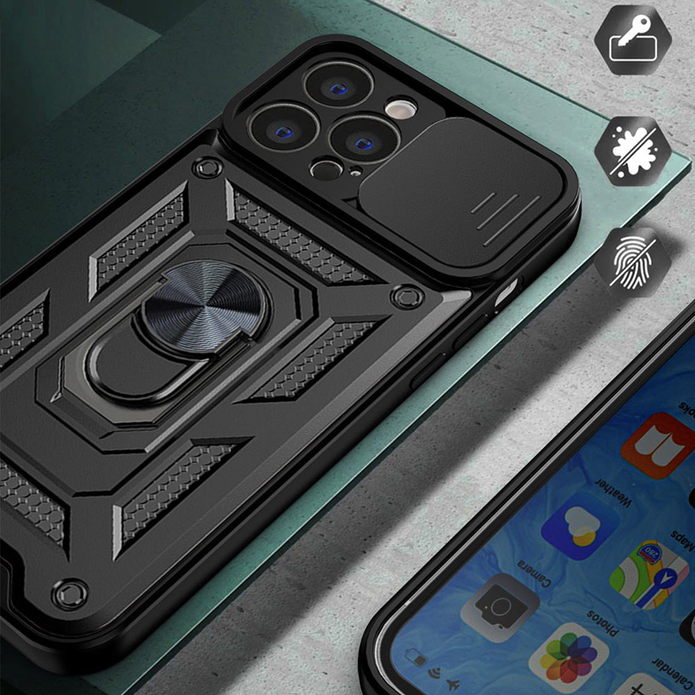 Θήκη για Apple iPhone 13 Pro Max, Techsuit, CamShield, Μαύρο
