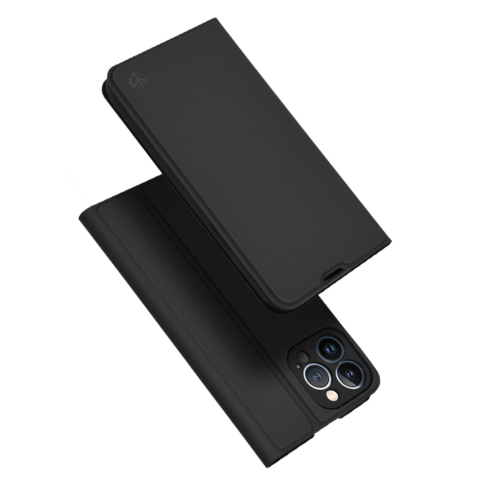 Θήκη για Apple iPhone 13 Pro Max, Techsuit, Magskin Book, Μαύρη