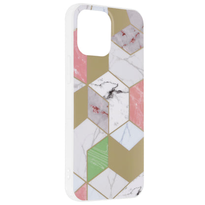 Θήκη για Apple iPhone 13 Pro Max, Techsuit, Marble, Μωβ