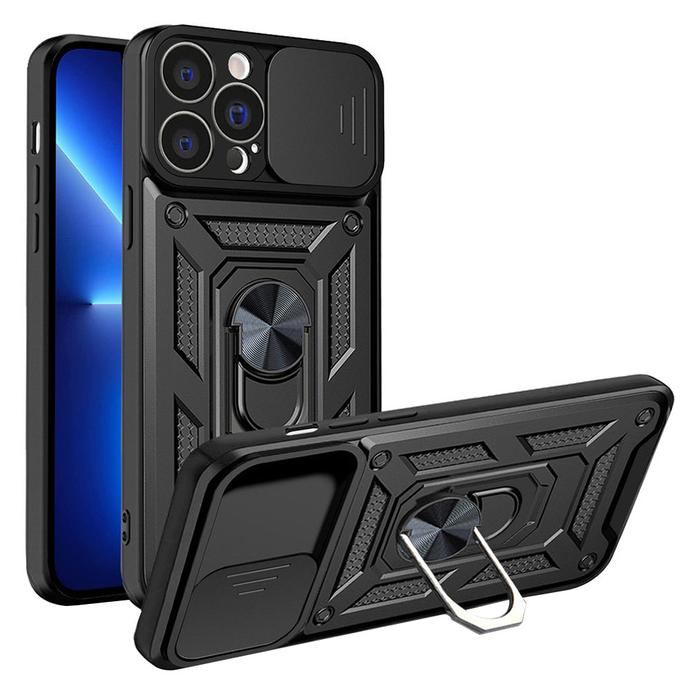 Θήκη για Apple iPhone 13 Pro, Techsuit, CamShield, Μαύρο