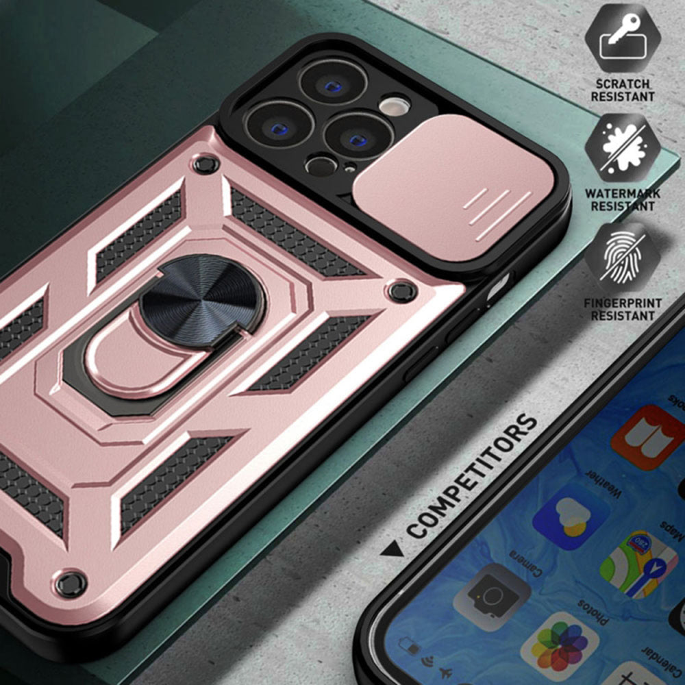 Θήκη για Apple iPhone 13 Pro, Techsuit, CamShield, Ροζ