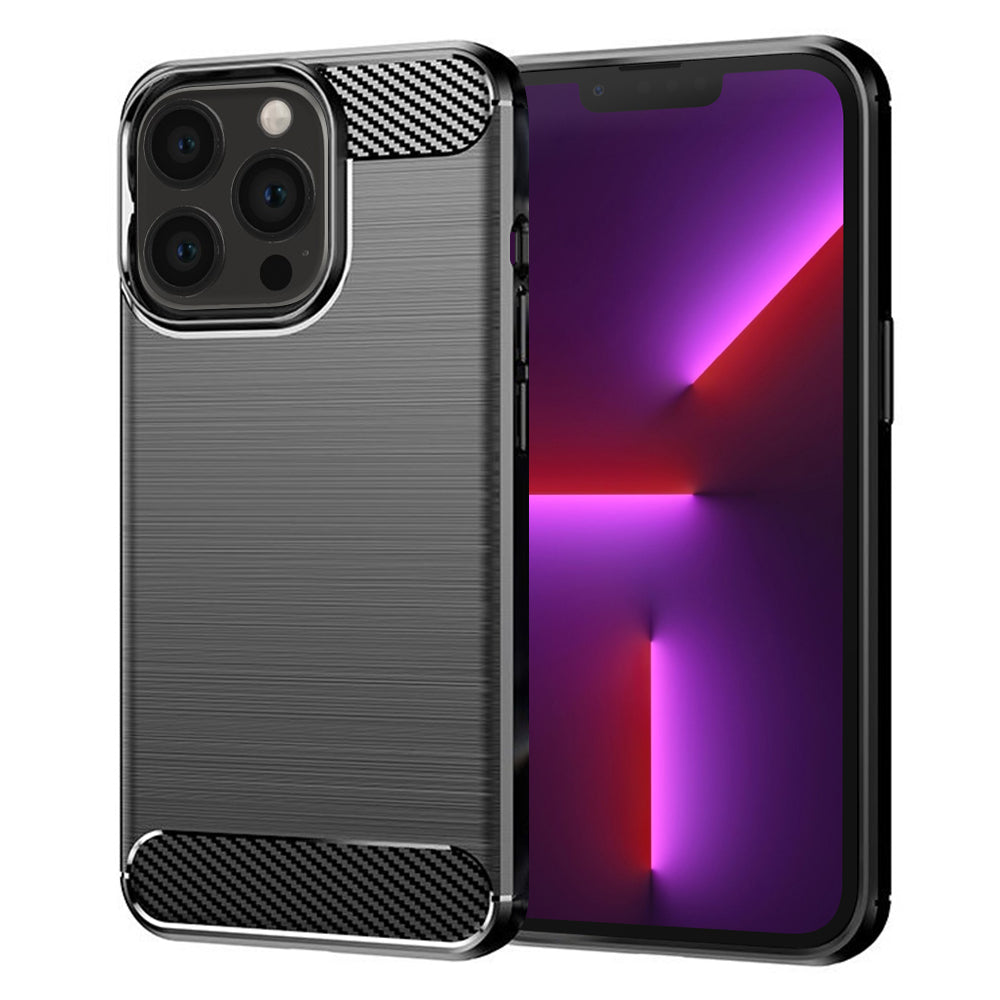 Θήκη για Apple iPhone 13 Pro, Techsuit, Carbon, Μαύρο