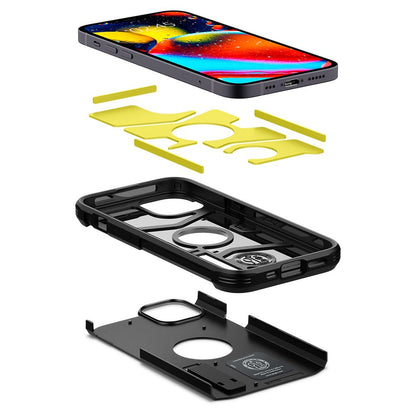 Case for Apple iPhone 13, Spigen, Tough Armor, Black