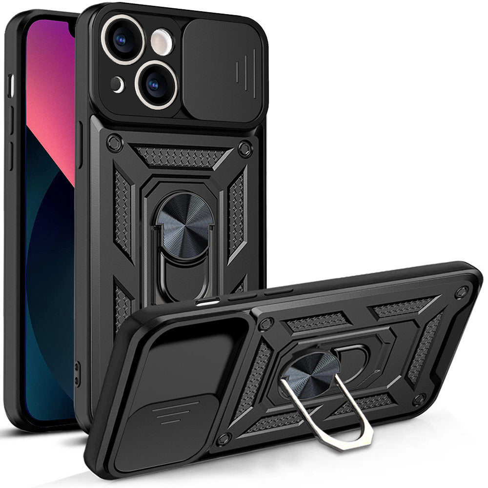 Θήκη για Apple iPhone 13, Techsuit, CamShield, Μαύρη