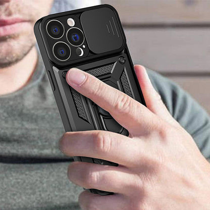 Θήκη για Apple iPhone 13, Techsuit, CamShield, Μαύρη