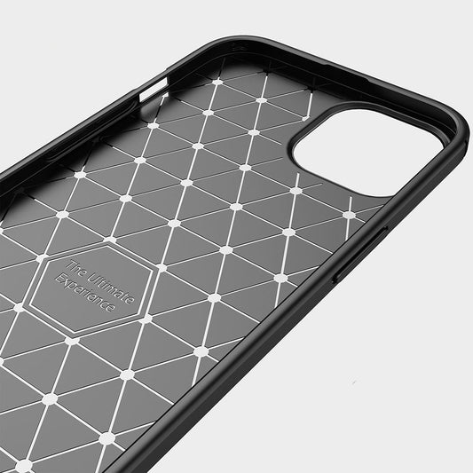 Case for Apple iPhone 13, Techsuit, Carbon, Black