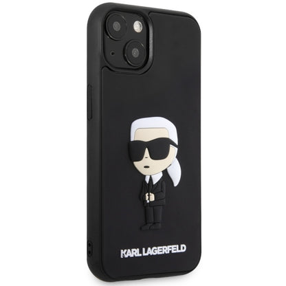 Θήκη για Apple iPhone 14 Plus, Karl Lagerfeld, 3D Rubber Ikonik Karl, Μαύρη