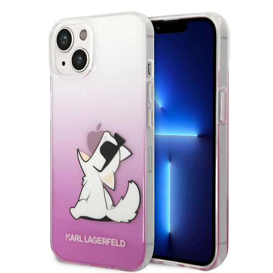 Θήκη για Apple iPhone 14 Plus, Karl Lagerfeld, Choupette Fun, Ροζ