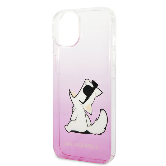 Θήκη για Apple iPhone 14 Plus, Karl Lagerfeld, Choupette Fun, Ροζ