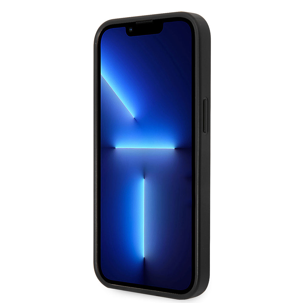 Θήκη για Apple iPhone 14 Plus, Karl Lagerfeld, Saffiano Choupette's Head, Ασημί