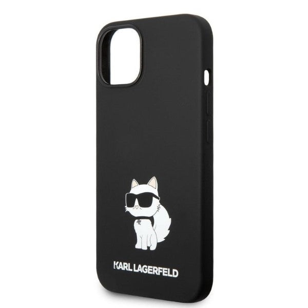 Θήκη για Apple iPhone 14 Plus, Karl Lagerfeld, Silicone Choupette, Μαύρη