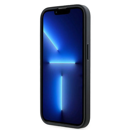 Θήκη για Apple iPhone 14 Pro, Karl Lagerfeld, Diagonal Quilted Script, Μαύρη