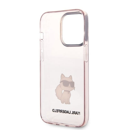 Θήκη για Apple iPhone 14 Pro, Karl Lagerfeld, Ikonik Choupette, Ροζ