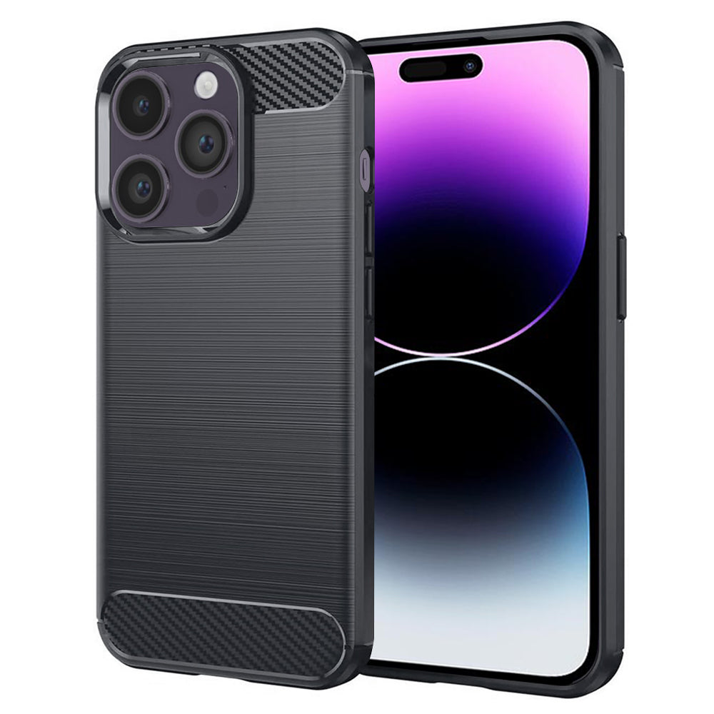 Θήκη για Apple iPhone 14 Pro Max, Techsuit, Carbon, Μαύρο