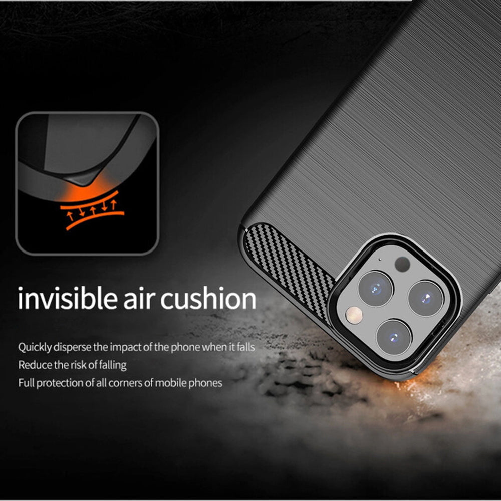 Θήκη για Apple iPhone 14 Pro Max, Techsuit, Carbon, Μαύρο