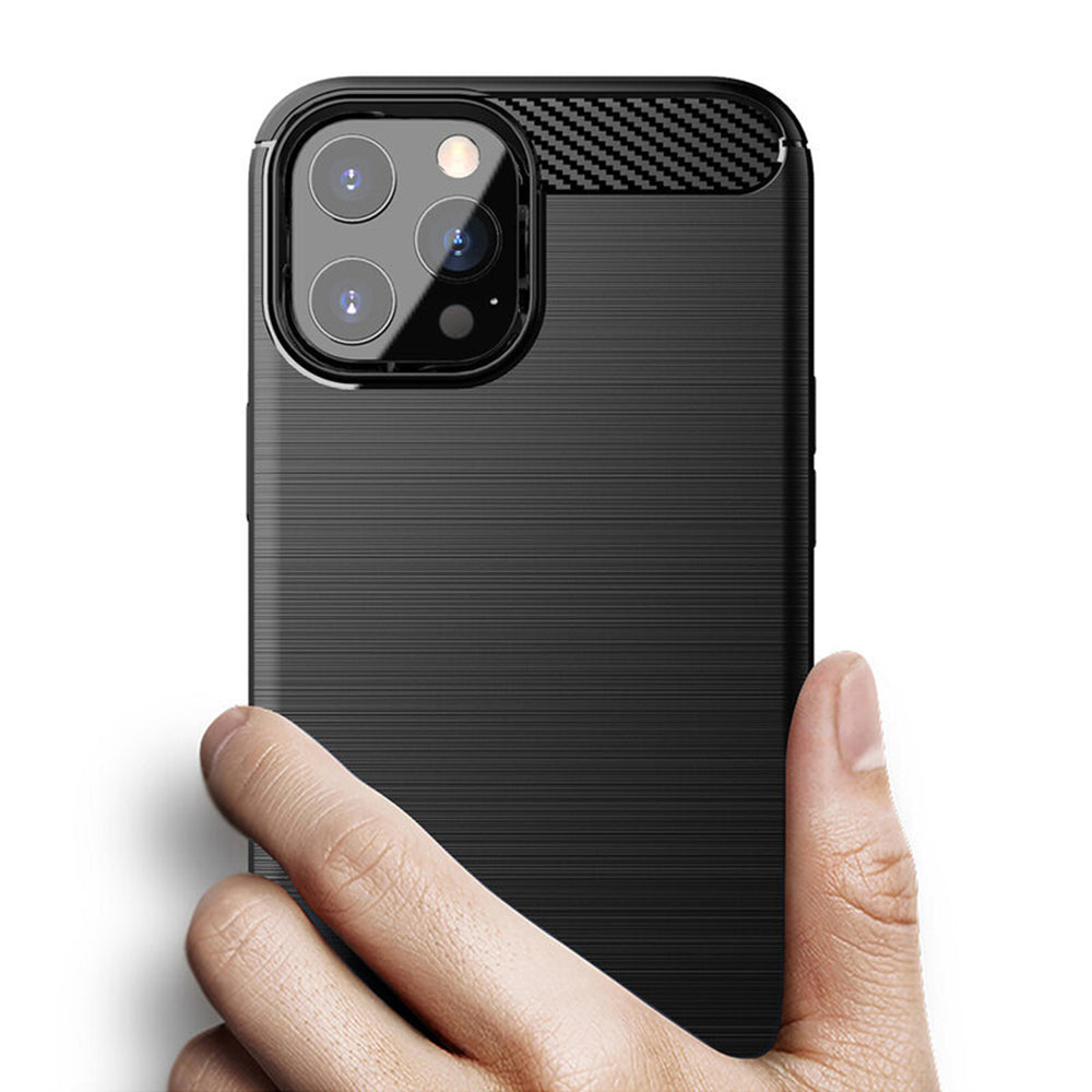 Θήκη για Apple iPhone 14 Pro Max, Techsuit, Carbon, Μαύρο