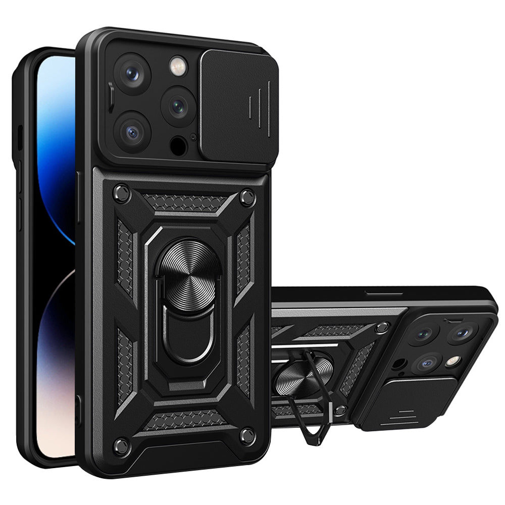 Θήκη για Apple iPhone 14 Pro, Techsuit, CamShield, Μαύρη
