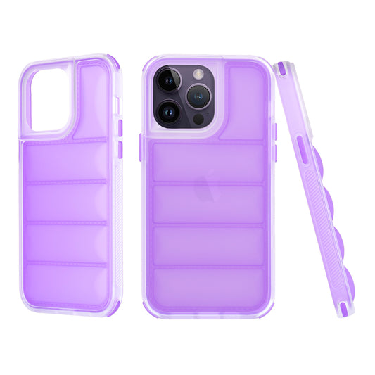 Θήκη για Apple iPhone 14 Pro, Techsuit, Wave Shield, Μωβ