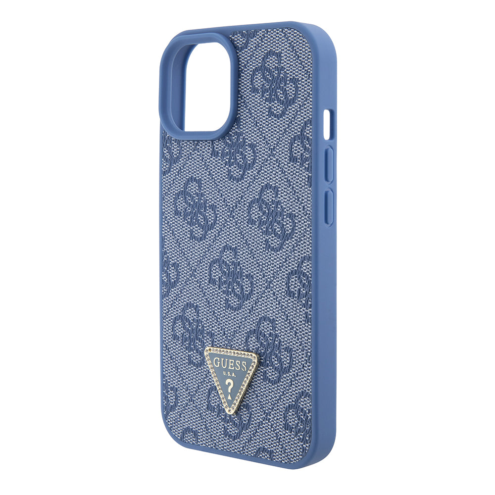 Θήκη για Apple iPhone 15, Guess, Crossbody 4G Metal Logo, Μπλε