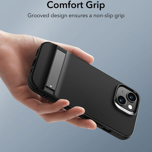 Θήκη για Apple iPhone 15 Plus, ESR, Air Shield Boost Kickstand, Μαύρη