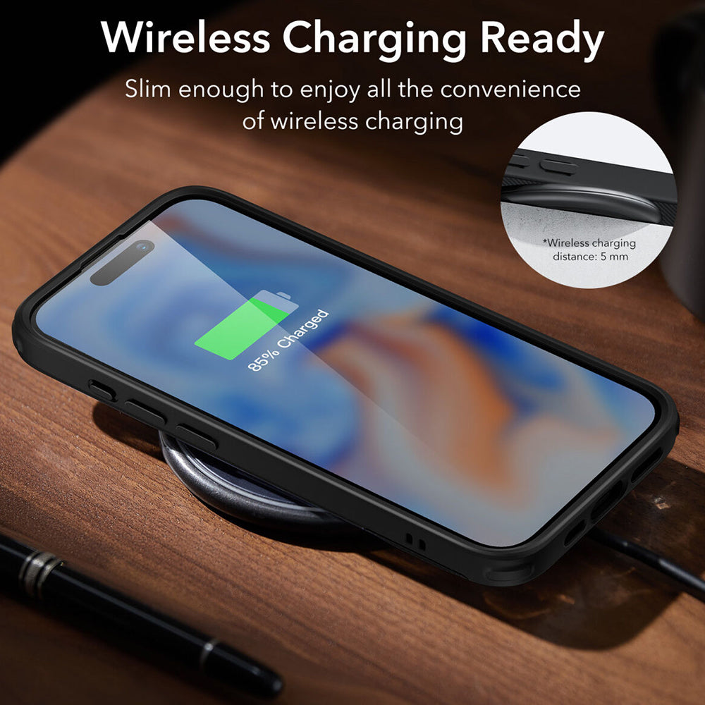 Θήκη για Apple iPhone 15 Plus, ESR, Air Shield Boost Kickstand, Μαύρη