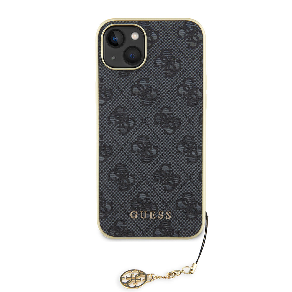 Θήκη για Apple iPhone 15 Plus, Guess, 4G Charm, Γκρι