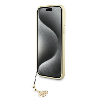 Θήκη για Apple iPhone 15 Plus, Guess, 4G Charm, Γκρι