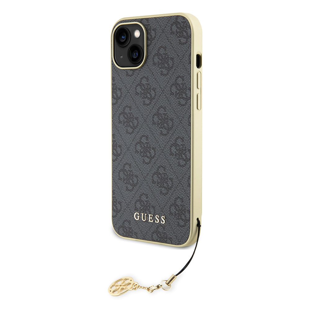 Θήκη για Apple iPhone 15 Plus, Guess, 4G Charm, Γκρι