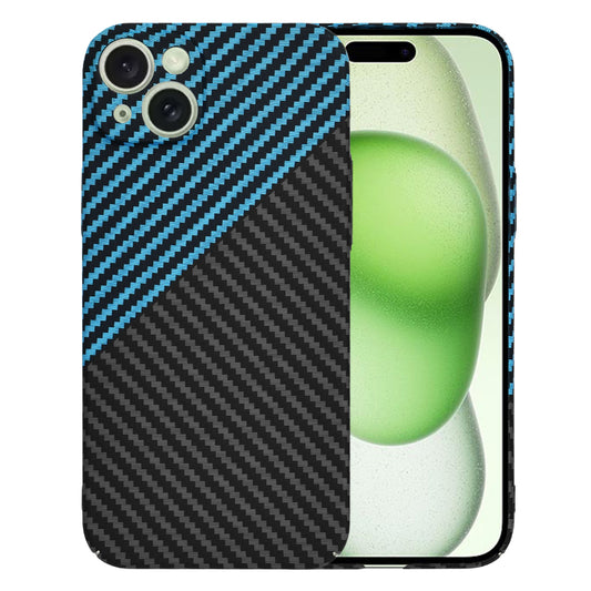 Θήκη για Apple iPhone 15 Plus, Techsuit, Carbonite FiberShell, Μαύρο Μπλε