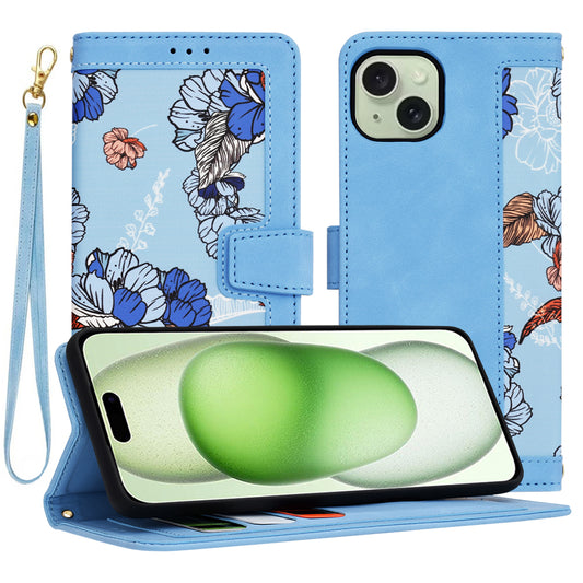 Θήκη για Apple iPhone 15 Plus, Techsuit, FlipCraft, Μπλε