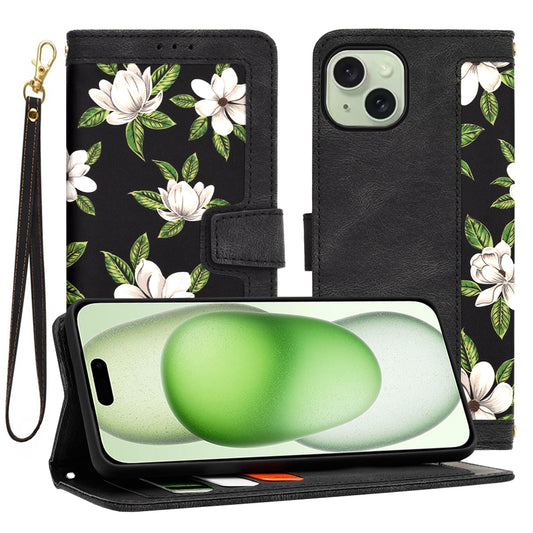 Θήκη για Apple iPhone 15 Plus, Techsuit, FlipCraft, Μαύρη