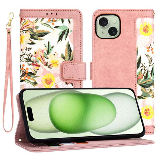 Θήκη για Apple iPhone 15 Plus, Techsuit, FlipCraft, Ροζ