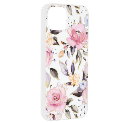Θήκη για Apple iPhone 15 Plus, Techsuit, Marble, Λευκό