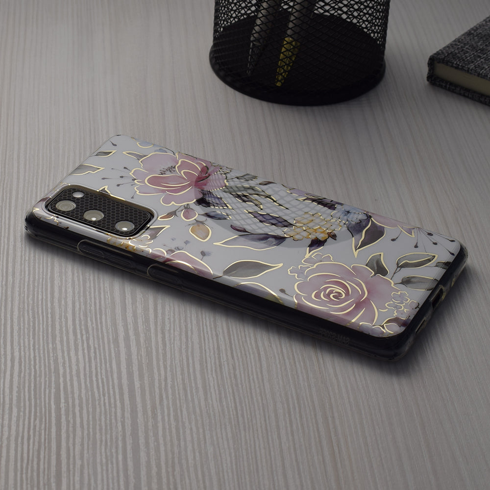 Θήκη για Apple iPhone 15 Plus, Techsuit, Marble, Λευκό