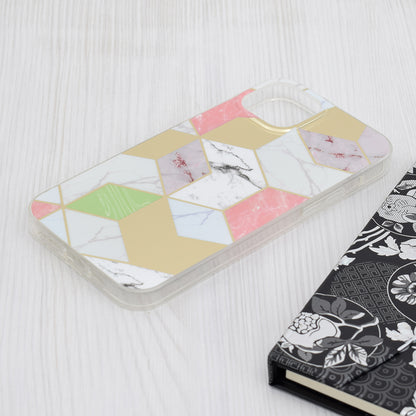 Θήκη για Apple iPhone 15 Plus, Techsuit, Marble, Μωβ