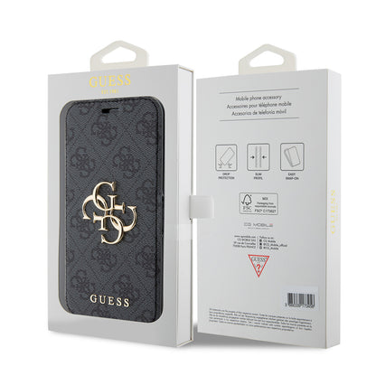 Θήκη για Apple iPhone 15 Pro, Guess, 4G Book, Γκρι