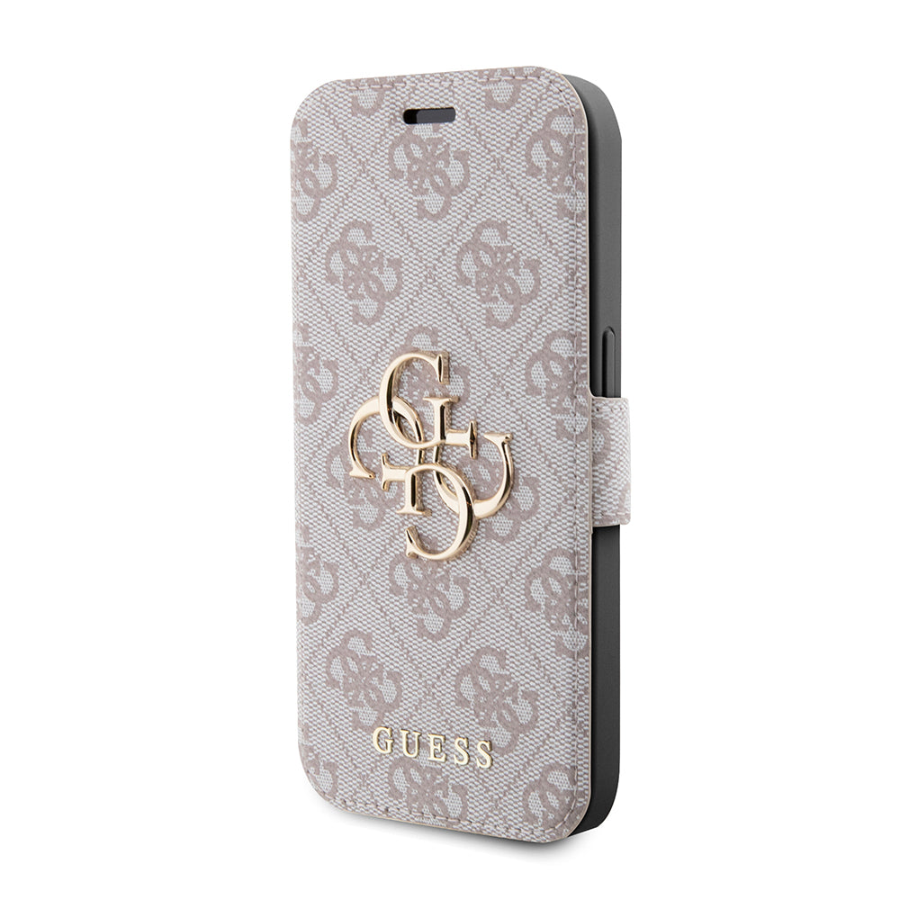 Θήκη για Apple iPhone 15 Pro, Guess, 4G Book, Ροζ