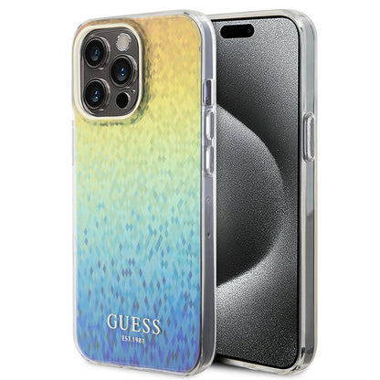 Θήκη για Apple iPhone 15 Pro, Guess, IML Faceted Mirror Disco Iridescent, Πολύχρωμη