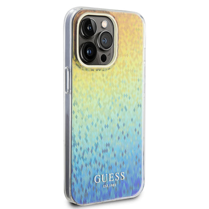 Θήκη για Apple iPhone 15 Pro, Guess, IML Faceted Mirror Disco Iridescent, Πολύχρωμη