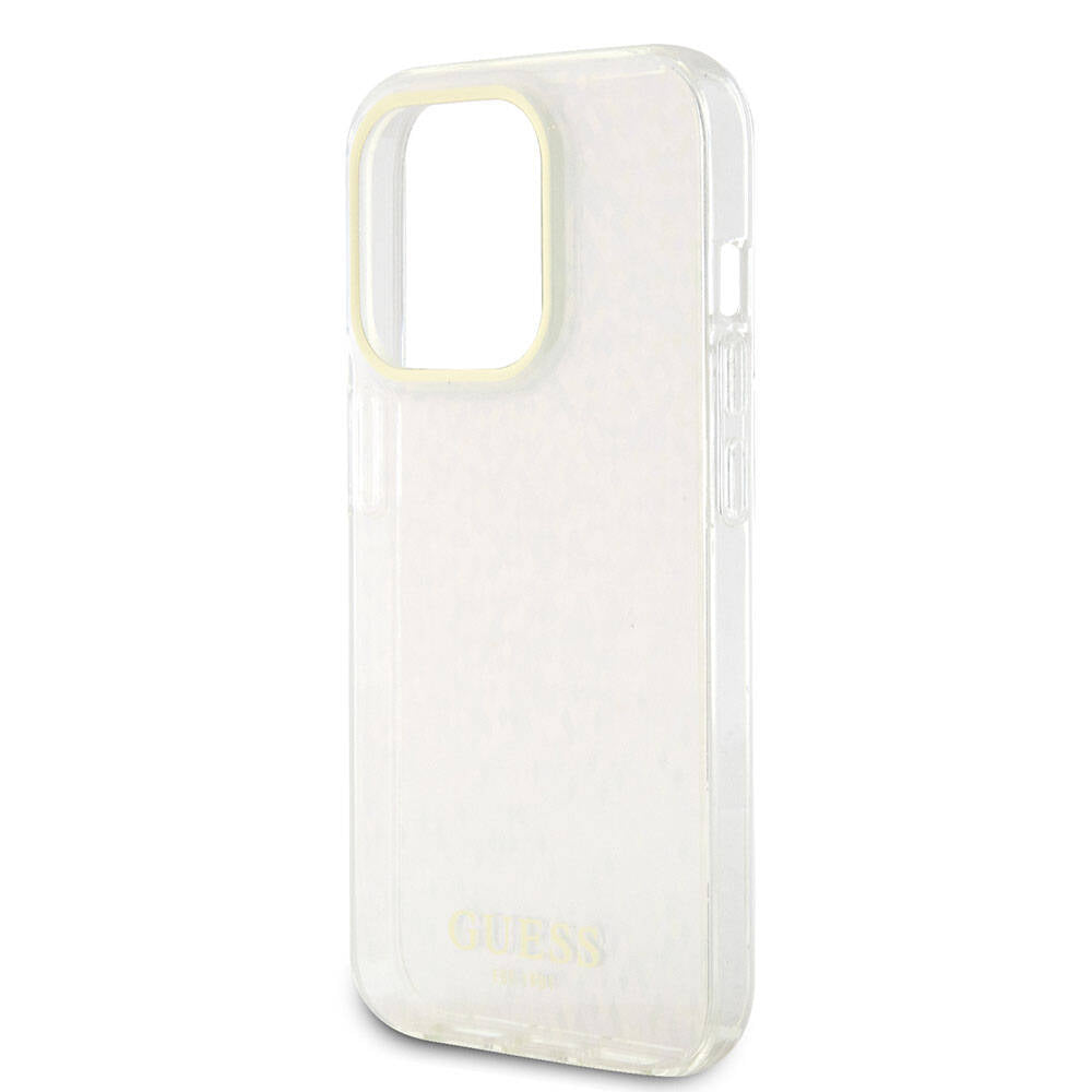 Θήκη για Apple iPhone 15 Pro, Guess, IML Faceted Mirror Disco Iridescent, Ροζ