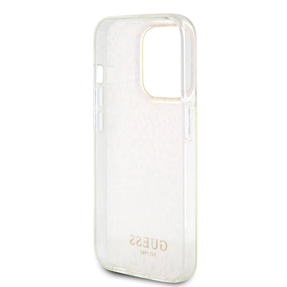 Θήκη για Apple iPhone 15 Pro, Guess, IML Faceted Mirror Disco Iridescent, Ροζ