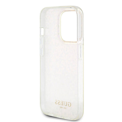 Θήκη για Apple iPhone 15 Pro, Guess, IML Faceted Mirror Disco Iridescent, Ροζ