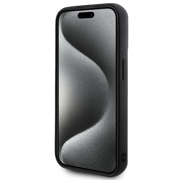 Θήκη για Apple iPhone 15 Pro, Karl Lagerfeld, 3D Rubber Signature, Μαύρη
