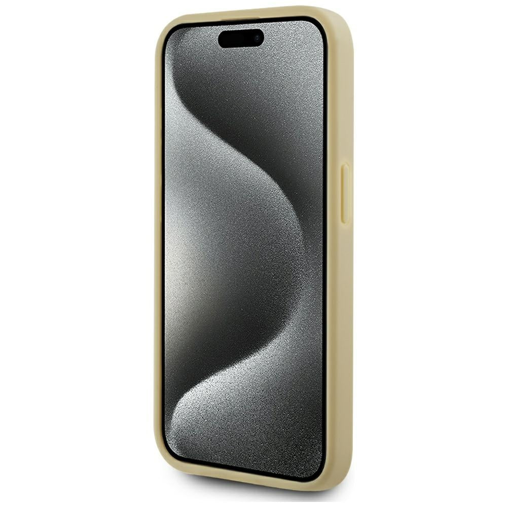 Θήκη για Apple iPhone 15 Pro, Karl Lagerfeld, Metal Signature, Χρυσή