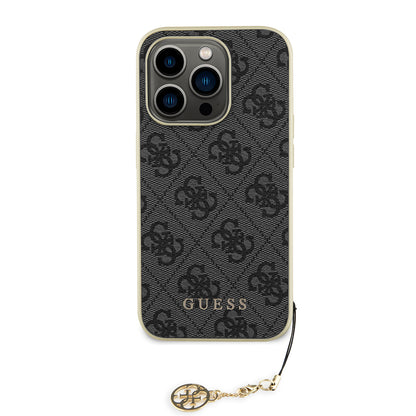 Θήκη για Apple iPhone 15 Pro Max, Guess, 4G Charm, Γκρι