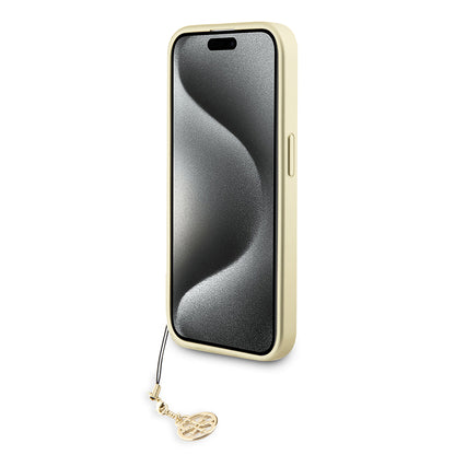 Θήκη για Apple iPhone 15 Pro Max, Guess, 4G Charm, Γκρι